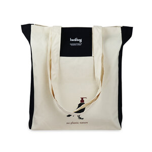 Einkaufsbeutel aus Bio-Baumwolle mit Innentasche - heckbag