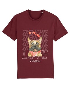 Frenchie, Bulldogge, Herz, Love Tshirt aus Bio Baumwolle - DüsselGreen