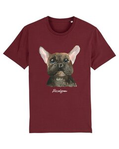 Bulldogge, Dunkler Hund, Frenchie Tshirt aus Bio Baumwolle - DüsselGreen