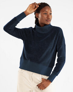 Frottier-Velour Sweater aus Bio-Baumwolle | Velour Sweater - Alma & Lovis