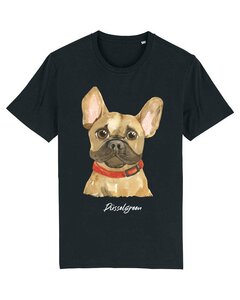Bulldogge, Hellbraun Hund, Frenchie Tshirt aus Bio Baumwolle - DüsselGreen