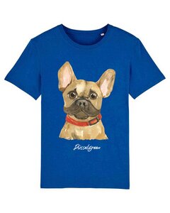 Bulldogge, Hellbraun Hund, Frenchie Tshirt aus Bio Baumwolle - DüsselGreen