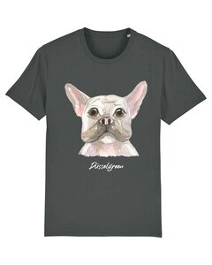 Bulldogge, Weisser Hund, Frenchie Tshirt aus Bio Baumwolle - DüsselGreen