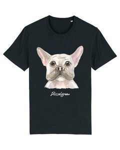 Bulldogge, Weisser Hund, Frenchie Tshirt aus Bio Baumwolle - DüsselGreen