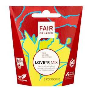 FAIR SQUARED Kondome LOVE*R MIX - Fair Squared