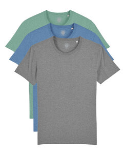 3er Pack Herren T-Shirt aus Bio-Baumwolle "Charlie", Farbig - University of Soul