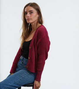 High Waist Cardigan Quinn aus Biobaumwolle - Gary Mash