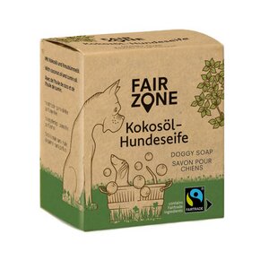 FAIR ZONE Hundeseife / Hundeshampoo mit Kokosöl & Schwarzkümmelöl - Fair Zone