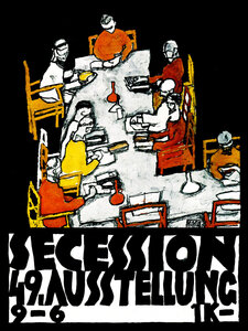 Wandbild / Kunstdruck / Poster / Leinwand - Egon Schiele: Secession 49 - Photocircle
