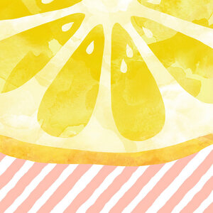 Wandbild / Kunstdruck / Poster / Leinwand - Lemon Abstract - Photocircle