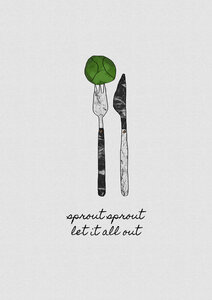 Wandbild / Kunstdruck / Poster / Leinwand - Sprout Sprout Let It All Out - Photocircle