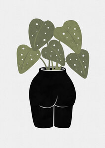 Wandbild / Kunstdruck / Poster / Leinwand - Butt-anical Vase - Photocircle