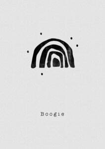 Wandbild / Kunstdruck / Poster / Leinwand - Boogie Quote - Photocircle