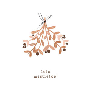 Wandbild / Kunstdruck / Poster / Leinwand - Let's Mistletoe! - Photocircle