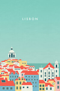 Wandbild / Kunstdruck / Poster / Leinwand - Lissabon - Photocircle