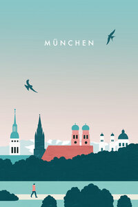 Wandbild / Kunstdruck / Poster / Leinwand - München - Photocircle