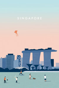 Wandbild / Kunstdruck / Poster / Leinwand - Singapur - Photocircle
