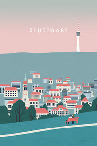 Wandbild / Kunstdruck / Poster / Leinwand - Stuttgart - Photocircle