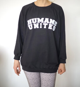 HUMANS UNITED Sweater aus Bio-Baumwolle versch. Farben - Lena Schokolade