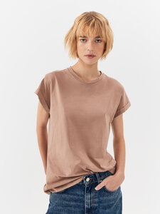 #eib - Damen T-Shirt aus Bio-Baumwolle mit Turn-Up - NINE TO FIVE