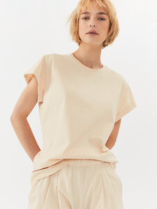 #eib - Damen T-Shirt aus Bio-Baumwolle mit Turn-Up - NINE TO FIVE
