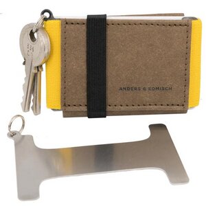 Kleines Portemonnaie mit Schlüsselanhänger für 1-3 Schlüssel - ANDERS & KOMISCH