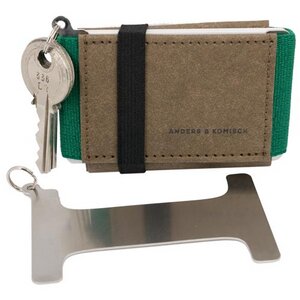 Kleines Portemonnaie mit Schlüsselanhänger für 1-3 Schlüssel - ANDERS & KOMISCH