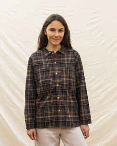 Kariertes Hemd für Frauen aus Bio-Baumwolle-Flannel / Classic Shirt Adult - Matona