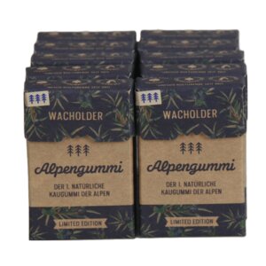 Alpengummi Kaugummi Wacholder (10er Pack) - Alpengummi