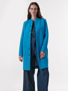 Doubleface-Mantel aus Bio-Baumwolle und TENCEL - LANIUS