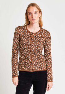 Klassische Jacke mit Jacquard-Muster für Damen - Jacke Lena - Lana natural wear