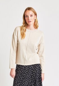 Pullover mit Rundhalsausschnitt für Damen - Blanka - Lana natural wear