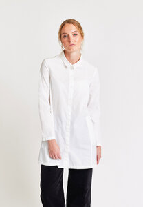 Baumwoll-Popeline Bluse mit Eingriffstaschen - Fentje - Lana natural wear