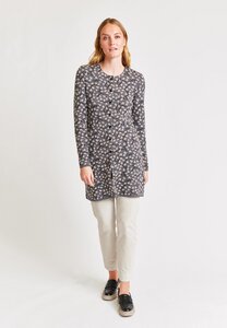 Lange Strickjacke mit Jacquard-Muster für Damen - Jacke Emma lang - Lana natural wear