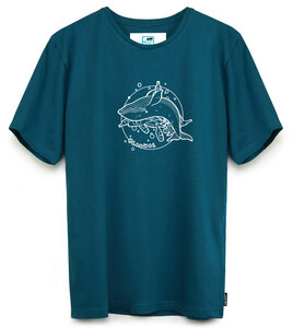 T-Shirt Blauwal aus Bio-Baumwolle - Gary Mash