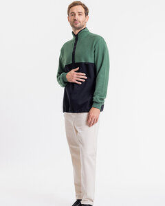 Bio Half Zip Sweatshirt - Rotholz
