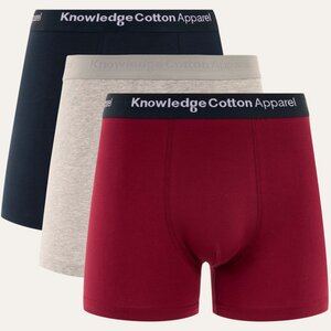 3er Pack Boxershorts - solid colored underwear - KnowledgeCotton Apparel