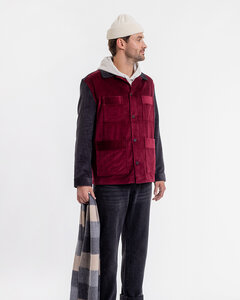 Cordjacke aus Bio-Baumwolle - Rotholz