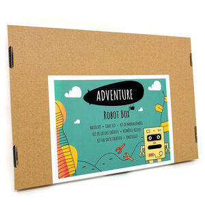 Abenteuer-Bastelbox - Serie Nr. 2 - Roboter-Box - Bastelset für Kinder - PepMelon