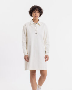 Polo Kleid aus Bio-Baumwolle - Rotholz