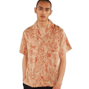 Shirt Short Sleeve Marstrand Palm Leaves - DEDICATED