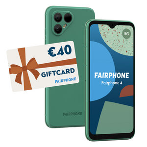 Fairphone 4 inkl. 40-€-Gutschein für den nächsten Zubehör- & Ersatzteile-Einkauf - Fairphone