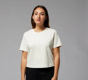 Schweres Crop Shirt - Rosamunde - aus Bio-Baumwolle  - pinqponq