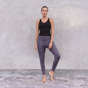 MARI MELANGE - Damen - Hose für Yoga und Freizeit aus Biobaumwolle - Jaya