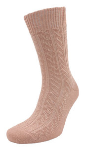 GOTS zertifiziert aus Baby Alpaka Socken mit feinem Zopfmuster - BLS Organic