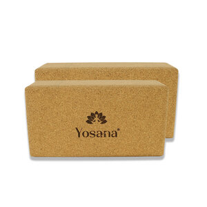 Yoga Block 227x120x75mm (2 Stück Set) - Yosana