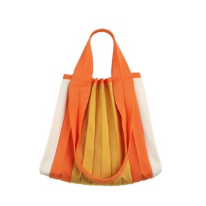 Plissierte Shopper-Tasche aus recyceltem Meeresplastik - PLEATSMAMA
