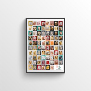 78 Vulven Vulva-Poster 594 x 841 mm Plakat von Himal Hemp und Vulvarium - Himal Hemp