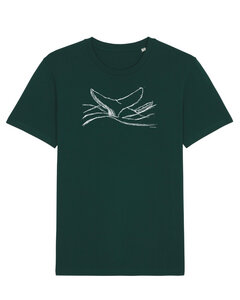 Biofaires Walflosse Wal Unisex T-Shirt aus Bio-Baumwolle - ilovemixtapes
