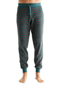  Herren Hose Schlafhose aus 100% Bio-Baumwolle Waffelstrick Pyjama - Leela Cotton